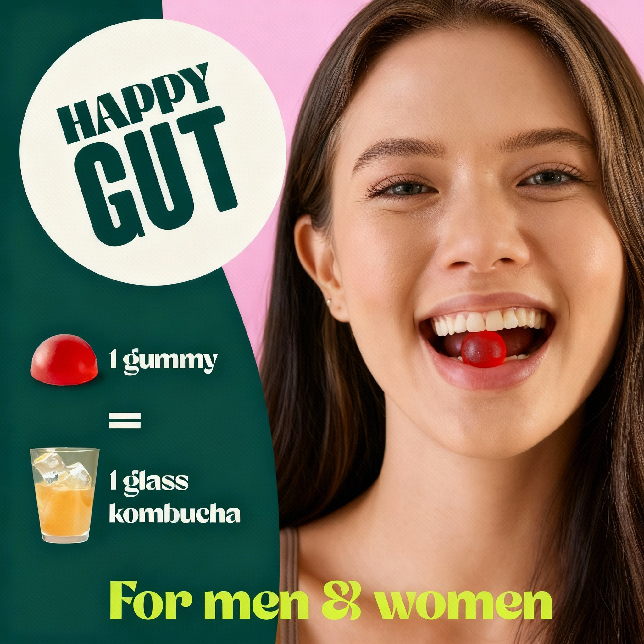 Kombucha Gummies | Gut Cleaning & Energy Restore